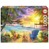 Image de Puzzle - EDUCA - Plage d'Amour - 1000 pieces - 68x48 cm - Pour adultes - Theme nature - Neuf