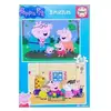 Image de Puzzle - EDUCA - Peppa Pig - 2 x 48 pieces - Neuf