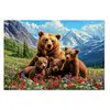 Image de Puzzle Educa « Ours grizzlis au Canada » - 1 000 pièces - Multicolore - Enfants - Multicolore - Taille unique