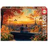 Image de Puzzle Educa Lovers in Paris 1500 pièces Paris multicolore - Neuf