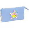 Image de Sac à tout faire Smiley Joyful Coloré bleu clair 22 x 12 x 3 cm