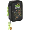 Image de Trousse à crayons triple Teenage Mutant Ninja Turtles Noir Gris 12,5 x 19,5 x 5,5 cm 36 pièces