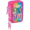Image de Trousse à crayons triple Rainbow High Shine Coloré 12,5 x 19,5 x 5,5 cm 37 pièces