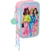 Image de Barbie - Trousse à crayons à 3 compartiments