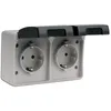Image de Simon Surface Prise Etanche Socle + Couvercle 10/16a 250v