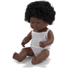 Image de Miniland Fille africaine 38 cm atteinte du syndrome de Down, 31171, brune