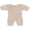 Image de Pyjama gris pour poupées Miniland 21cm - accessoires souples pour poupées