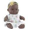 Image de Miniland poupée bébé fille africaine 21cm - Poupée jouet éducatif