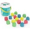 Image de Seau Miniland avec blocs pour trier les formes, turquoise