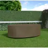 Image de Housse de protection en polyester pour table ovale - 230 x 130 x 70 cm - 90m/g2
