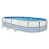 Image de Toi - Kit Piscine Hors-sol Acier Mosaico Ovale 7.30 X 3.66 X 1.20m Décor Mosaïque