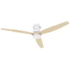 Image de Ventilateur de plafond Taurus Polar 3B LED 24 W 132 cm 30 W 6 vitesses avec télécommande Bois naturel - Neuf