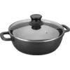 Image de Lacor 25835 Faitout BAS Fonte Aluminium AVEC Couvercle Casserole avec couvercle, fonte/aluminium moulé, 36 cm de diamètre, compatible induction, revêtement anti-adhésif