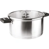 Image de Set 3 casseroles inox 16 / 18 / 20 cm + poignée - Lacor - 56610 - combi
