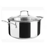 Image de Faitout Inox 24cm + Couvercle - Lacor - 60874