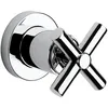 Image de Roca - Robinet Droit 1/2' Ou 3/4' Avec Index Chaud Loft Dimensions : 1/2'.