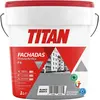 Image de Peinture Façade Acrylique Mat Blanc Haute Durabilité Extérieur, Finition Mate. - Titan