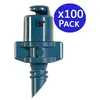 Image de Suinga - Lot De 100 Arroseur D'Irrigation 180º De Système De Micro-drip, Arrosage: Tête De Pulvérisation 1,8 A 2,2 Mètres