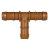 Image de Tee Arrosage Goutte À Goutte 16mm Marron