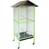Image de Grande Cage Oiseau Sur Pied Volière Canaries Perroquet Grosses Perruches Cacatoès Ara Cage Oiseaux Avec Support 60x60x167 Cm