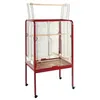 Image de Suinga - Grande Cage À Oiseaux Sur Pied, Volière, Perroquet, Canari, Perruche, Cacatoès, Ara, 85x54x150 Cm