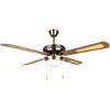 Image de Suinga - Ventilateur De Plafond Classique Avec Lumière Et Télécommande 52'' 132 Cm, 4 Pales Et 3 Vitesses