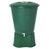 Image de Suinga - Réservoir D'Eau En Polypropylène 300 L. Recuperateur D Eau 80x86 Cm, Avec Socle De Support 71x33 Cm, Vert