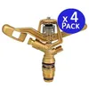 Image de Suinga - Lot De 4 Arroseur Circulaire Agricole Arrosage 3/4'' Mâle En Laiton, Portée 13 À 18 M, Vyr003501