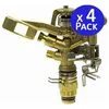 Image de Suinga - Lot De 4 Arroseur Secteur Agricole Arrosage 3/4'' En Laiton, Portée 12 À 19 M, Vyr006001
