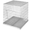 Image de Cage Perroquet Demontable, Cage D'Exposition Perroquet 98x95x101 Cm
