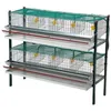 Image de Suinga - Cage À Oiseaux Galvanisé 8 Départements, Avec Mangeoires Et Abreuvoirs, 105x47x90 Cm