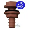 Image de Suinga - Lot De 5 Raccord De Sortie De Réservoir En Plastique De 10 Mm, Connecteur Réservoirs D'Eau, Robinet Baril De Pluie