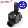 Image de Lot De 4 Électrovanne D'Arrosage Hunter Pgv-100, 9v 1'', Pour Les Programmeurs À Piles 9v, Pour Les Programmeurs À Piles