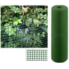 Image de Maille Plastique Carré 2x2 Cm, Vert 1 X 5 M, Clôture Artificiel Pour Terrasses, Balcons Ou Jardins