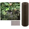 Image de Suinga - Maille Plastique Carré 1x1 Cm, Marron 1 X 5 M, Clôture Artificiel Pour Terrasses, Balcons Ou Jardins