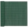 Image de Suinga - Canisse Synthétique Pvc Simple 1,5 X 5 M Avec Cannes Entières Vert Forcé, Brise-vue Pour Jardins, Balcons Et Clôtures