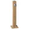 Image de Fontaine De Jardin Graf Woody, Imitation Bois Naturel Avec Robinet, 100 Cm