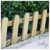 Image de No Brand - Clôture De Jardin En Bois, 25 X 115 Cm, En Bois Traité Pour L'Extérieur