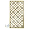 Image de Panneau Treillis En Bois 90x180 Cm, Carrés De 9 Cm. Panneau De Bois Décoratif, Séparation Des Espaces, Décoration De Jardin