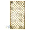 Image de Panneau Treillis En Bois 45x180 Cm, Carrés De 4 Cm. Panneau De Bois Décoratif, Séparation Des Espaces, Décoration De Jardin