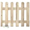 Image de Suinga   Clôture En Bois Traité 100 X 180 Cm   Résistante Aux Intempéries   Épaisseur 1,5 Cm   Largeur 8,5 Cm   Espacement 9 Cm