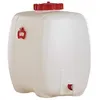 Image de Graf   Fût En Polyéthylène Alimentaire 200 Litres   Avec Robinet   Dimensions 81x50x77 Cm   Transparent Pour Contrôle Du Niveau