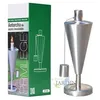 Image de Torche De Jardin En Acier Inox 27 Cm - Durent Toute La Nuit