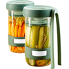 Image de Lékué Kit Pickles 2 verres+pince 700ml 2er Set