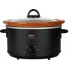 Image de JATA JEOL2135 Cuisinière à braises 3,5 l 180 W Noir, Terracota