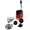 Image de JATA JEEX1059 Extracteur de jus manuel 160 W rouge, acier inoxydable