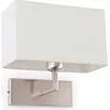 Image de Applique murale RODA nickel mat, blanc