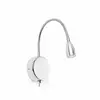 Image de Applique murale Faro Barcelona - Loke LED 3W avec bras articulé - Aluminium et métal peint, lampe de lecture pour chambre - Chrome