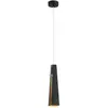 Image de Lampe LED suspendue PLUMA 6W 3000K noir, doré