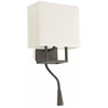 Image de Applique VESPER avec lampe de lecture LED Marron, Beige